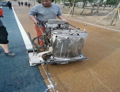 榆林榆林景区标线施工